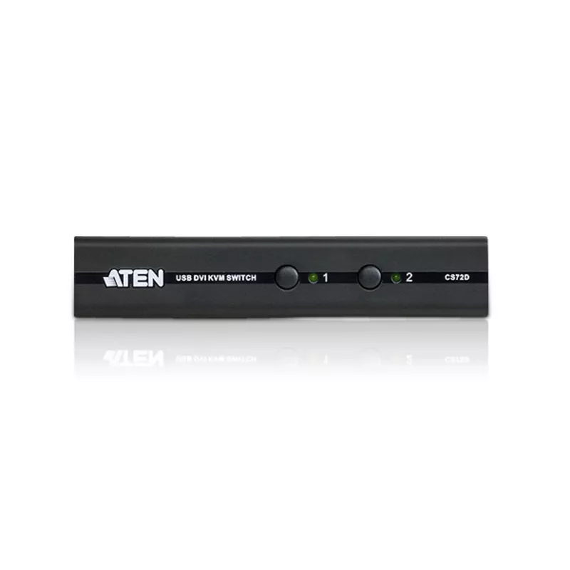 ATEN CS72D KVM jungiklis, juodas