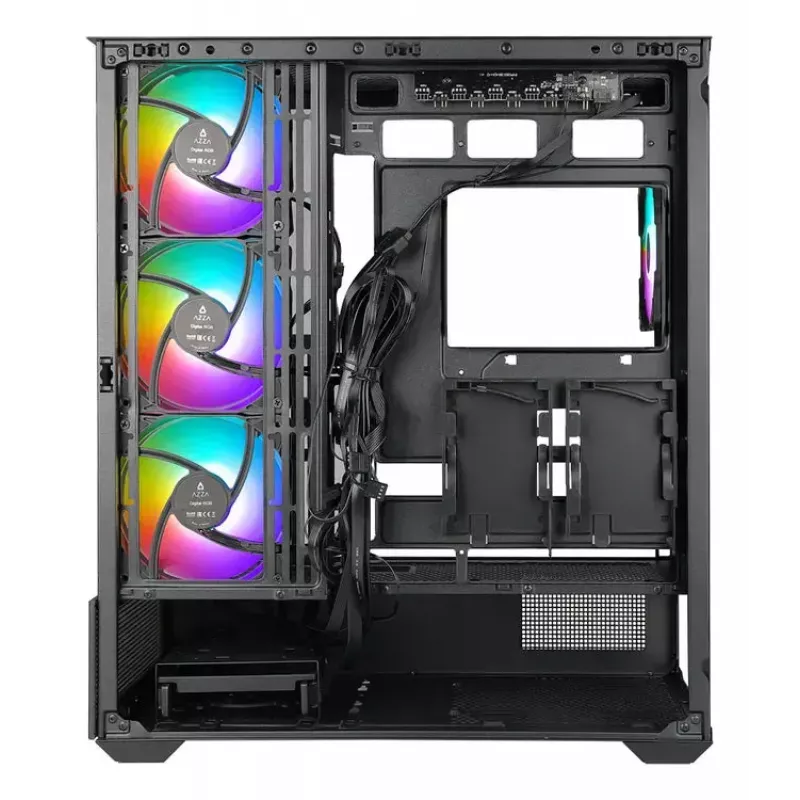 PC korpusas Azza Tiara Midi Tower juodas