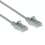 ACT pilkas 1,5 m LSZH U/UTP CAT6 plonas jungiamasis kabelis su apsaugotais RJ45 kištukais