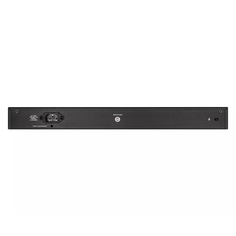 D-Link DGS-1210-52MP 52 prievadų PoE Gigabit valdomas jungiklis su 4 kombinuotais prievadais