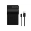 Duracell USB skaitmeninio fotoaparato akumuliatoriaus įkroviklis, Olympus BLN-1, juodas, 5 V
