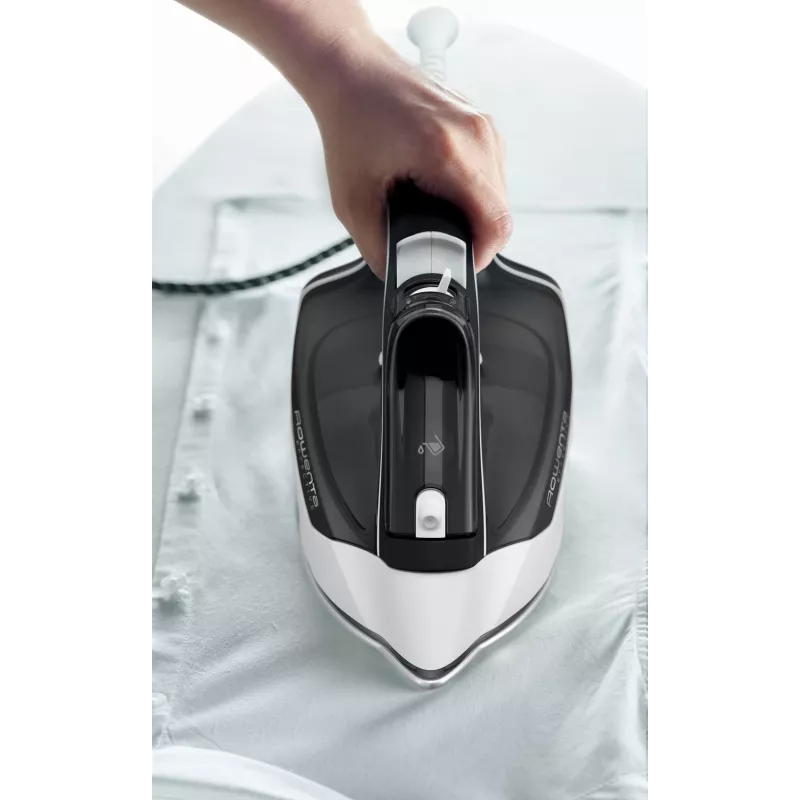 Rowenta DX1530 lygintuvas su garais, nerūdijančio plieno padas, 2200 W, juodas