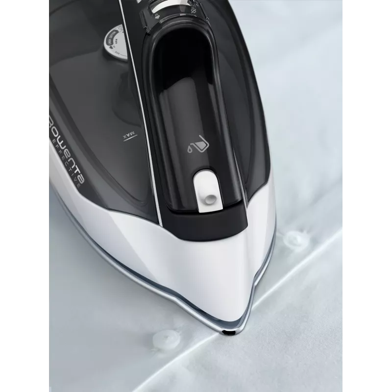 Rowenta DX1530 lygintuvas su garais, nerūdijančio plieno padas, 2200 W, juodas
