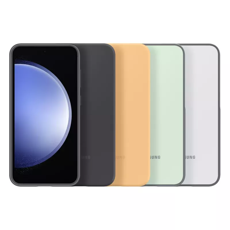 Samsung silikoninis dėklas, skirtas Galaxy S23 FE, baltas (EF-PS711TWEGWW)