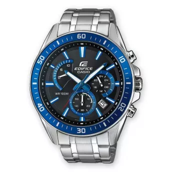 Rankinis laikrodis Casio EFR-552D-1A2VUEF vyriškas kvarcinis mėlynas nerūdijantis plienas