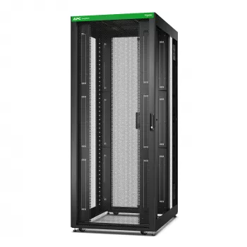 APC Easy Rack ER8220 tinklo spinta, 42U, 800 x 1200 mm, su stogu, ratukais, kojomis, 4 laikikliais ir dugnu, be šoninių sienelių, juodos spalvos
