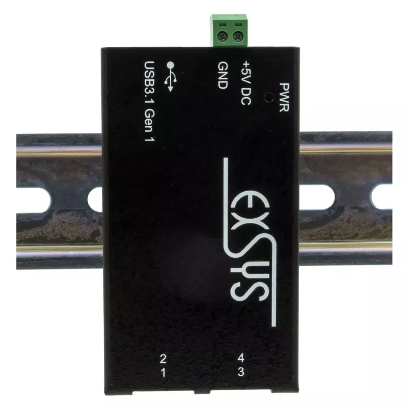 USB 3.2 Gen 1 tipo-B 4 prievadų sąsajų šakotuvas EXSYS EX-1180HMS