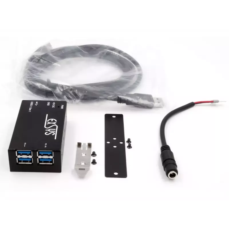 USB 3.2 Gen 1 tipo-B 4 prievadų sąsajų šakotuvas EXSYS EX-1180HMS
