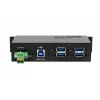 USB stotelė EXSYS EX-1185HMVS-2 – 4 prievadų USB 3.2 Gen1 metaliniame korpuse