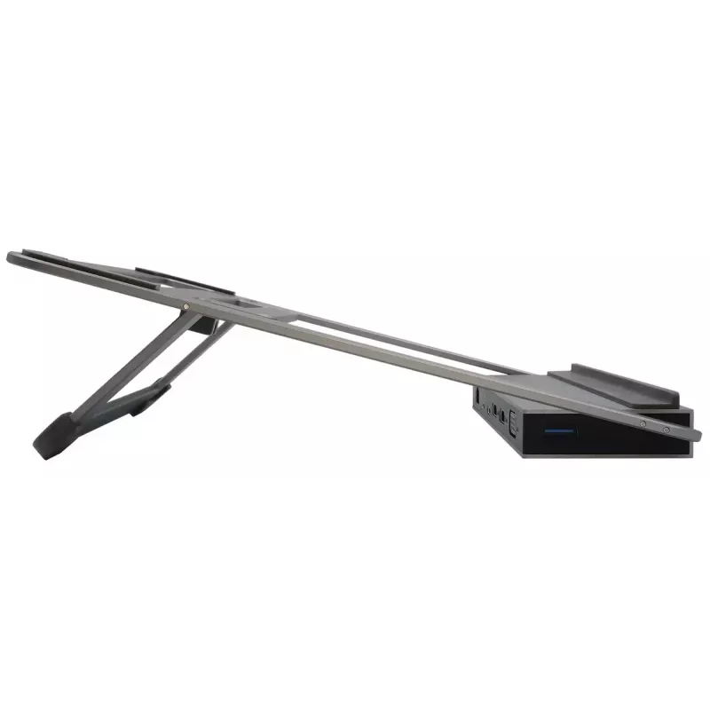 Laptop stovas EXSYS EX-1223HM sidabrinis USB 3.2 Gen 1 100W
