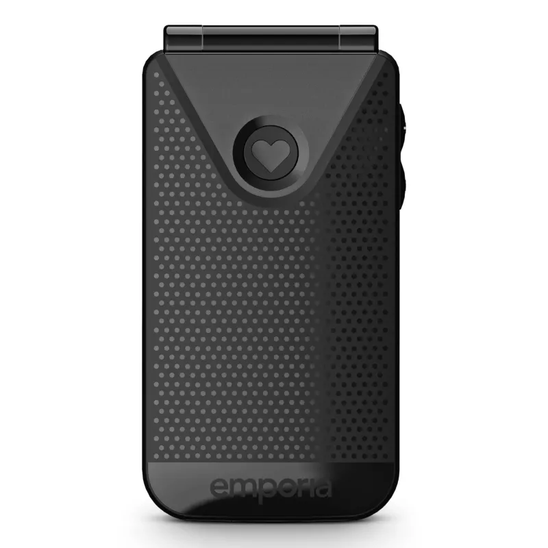 Emporia emporiaTALKglam 6,1 cm (2,4 colio) 94 g Juodas mygtukinis telefonas