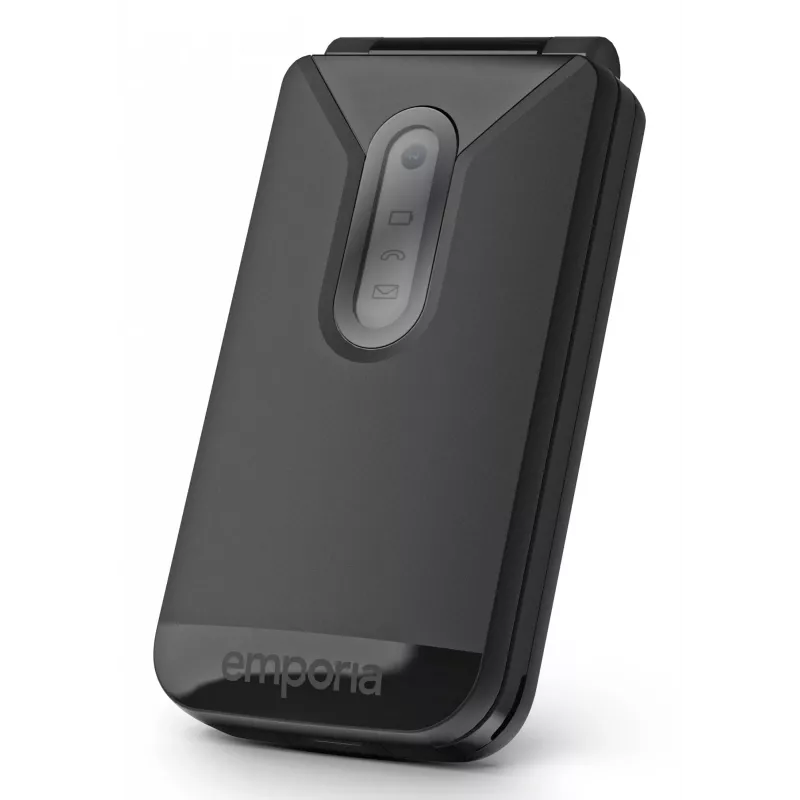 Emporia emporiaTALKglam 6,1 cm (2,4 colio) 94 g Juodas mygtukinis telefonas