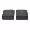 StarTech.com DisplayPort KVM prailgintuvas per šviesolaidį, 4K 60Hz, konsolės prailgintuvo rinkinys, iki 300 m (daugiamodis) su įmontuotais SFP+ moduliais, 3x USB HID
