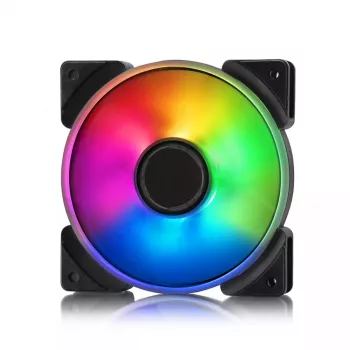 Ventiliatorius Fractal Design Prisma AL-12 12 cm juodas baltas
