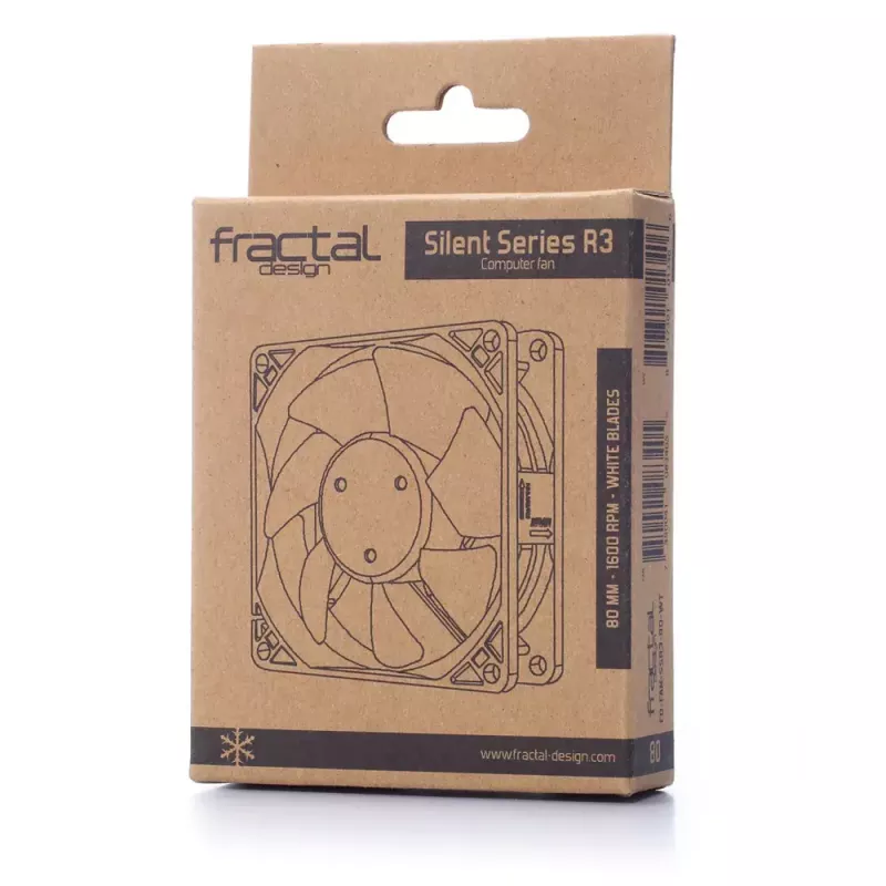 Ventiliatorius Fractal Design Silent Series R3 80 mm