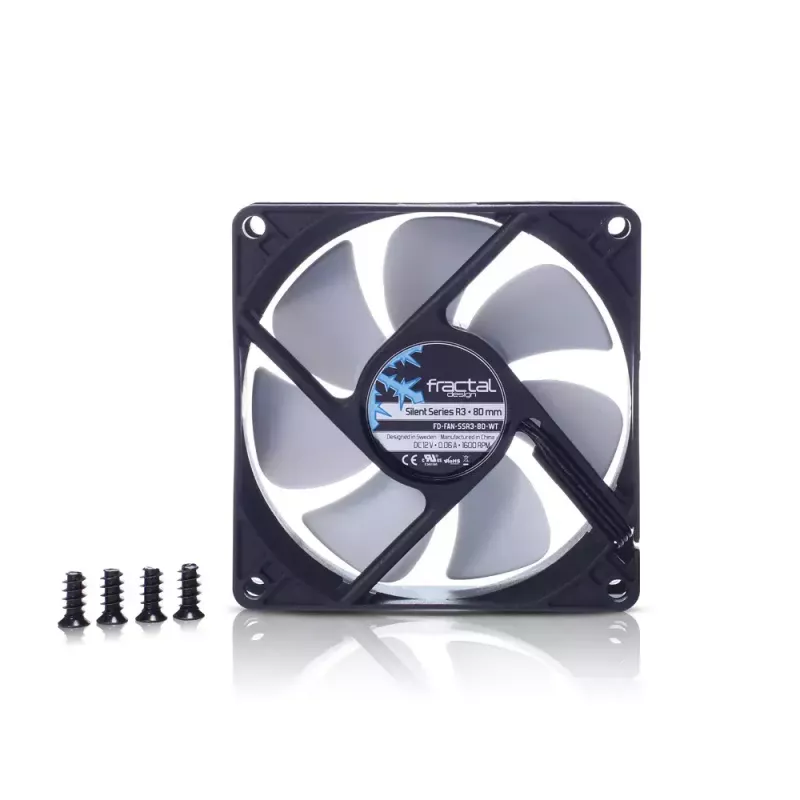 Ventiliatorius Fractal Design Silent Series R3 80 mm