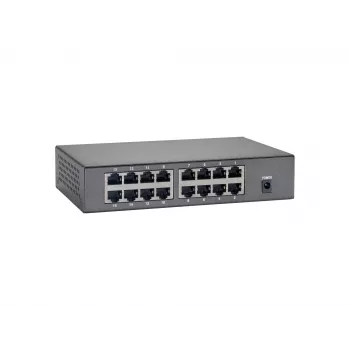 LevelOne 16 prievadų Fast Ethernet PoE jungiklis, 90W