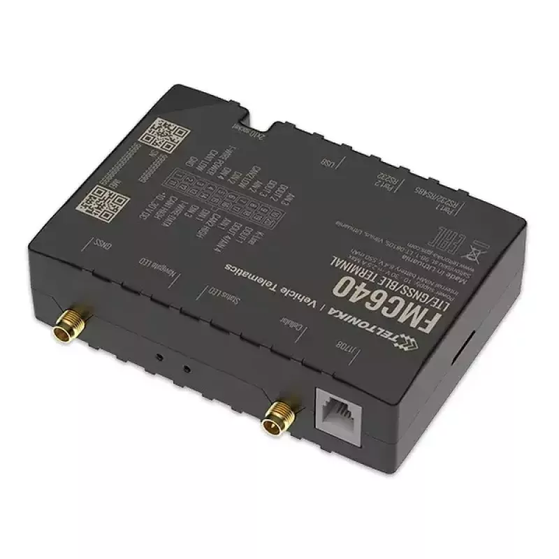 GPS sekiklis Teltonika FMC640 automobiliui juodas