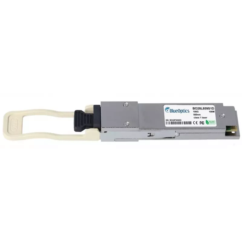 Skaidulinės optikos siųstuvas-imtuvas BlueOptics FTLC9555REPM-MF-BO QSFP28 100m