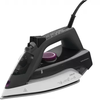 Grundig SI 4850 Lygintuvas su garais, keraminis padas, 2200 W, pilka, violetinė, balta