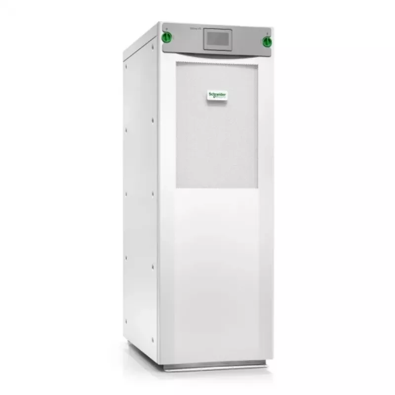 APC Galaxy VS UPS 30 kW 400 V iki 4 vidinių 9 Ah išmaniųjų modulinių baterijų eilių, paleidimas 5x8