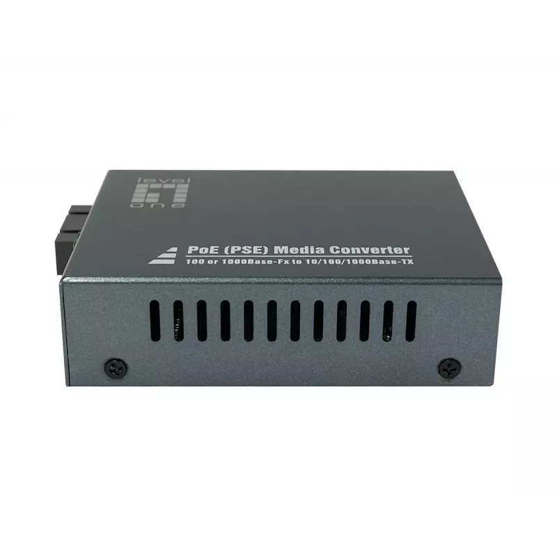 LevelOne GVT-2014 medijos keitiklis RJ45 į SC, Gigabit, PoE PSE, vienmodis šviesolaidis, 20 km