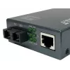 LevelOne GVT-2014 medijos keitiklis RJ45 į SC, Gigabit, PoE PSE, vienmodis šviesolaidis, 20 km