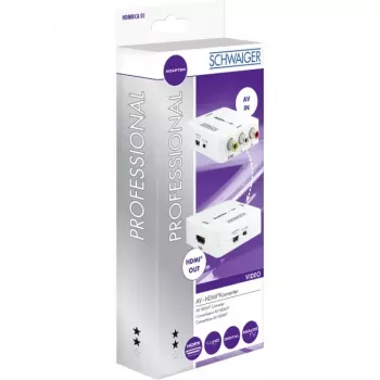 Schwaiger HDMRCA01 513 vaizdo keitiklis (skaleris) iš kompozitinio AV į HDMI