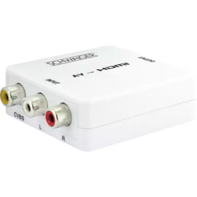 Schwaiger HDMRCA01 513 vaizdo keitiklis (skaleris) iš kompozitinio AV į HDMI