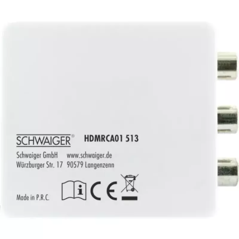 Schwaiger HDMRCA01 513 vaizdo keitiklis (skaleris) iš kompozitinio AV į HDMI