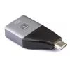 Techly IADAP USBC-DP4K USB-C į DisplayPort adapteris 4K 60Hz juodas/sidabrinis