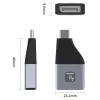 Techly IADAP USBC-DP4K USB-C į DisplayPort adapteris 4K 60Hz juodas/sidabrinis