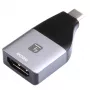 Techly IADAP USBC-HDMI4K USB grafikos adapteris 4096 x 2160 pikselių juoda, sidabrinė
