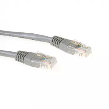 ACT pilkas 3 metrų U/UTP CAT6 jungiamasis laidas su RJ45 kištukais
