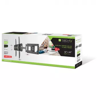 Techly ICA-PLB 148L TV laikiklis 165,1 cm (65 col.) Juodas