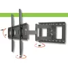 Techly ICA-PLB 148L TV laikiklis 165,1 cm (65 col.) Juodas