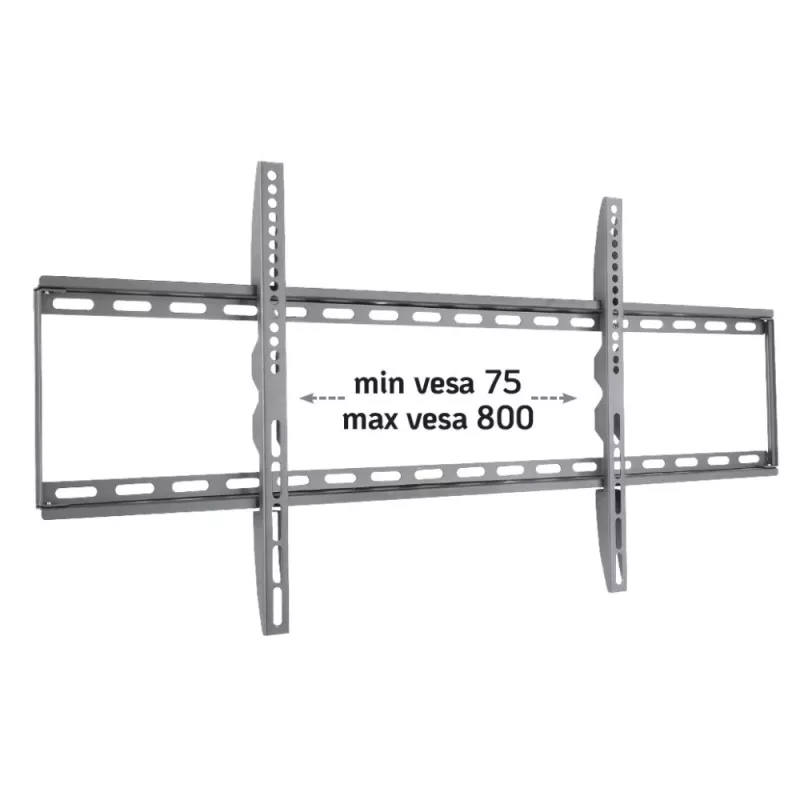 Techly ICA-PLB 162XL TV laikiklis/stovas 2,03 m (80 colių) Juodas
