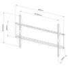 Techly ICA-PLB 162XL TV laikiklis/stovas 2,03 m (80 colių) Juodas