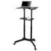 Techly ICA-TB TPM-1BK universalus nešiojamųjų kompiuterių ir projektorių vežimėlis, 103-125 cm, juodas