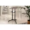 Techly ICA-TB TPM-1BK universalus nešiojamųjų kompiuterių ir projektorių vežimėlis, 103-125 cm, juodas