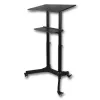 Techly ICA-TB TPM-1BK universalus nešiojamųjų kompiuterių ir projektorių vežimėlis, 103-125 cm, juodas