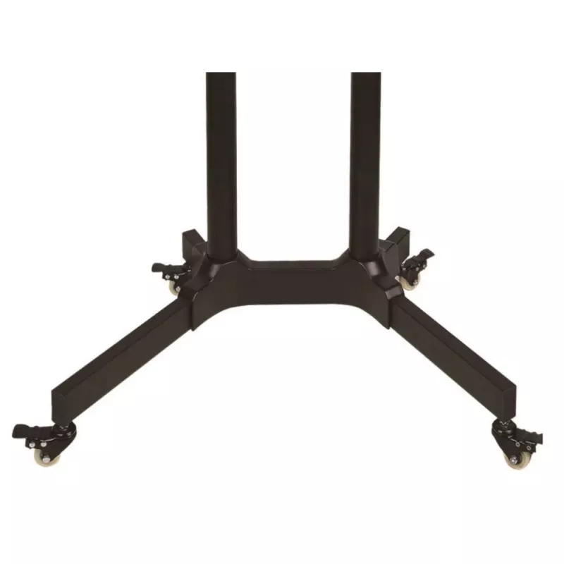 Techly ICA-TB TPM-1BK universalus nešiojamųjų kompiuterių ir projektorių vežimėlis, 103-125 cm, juodas
