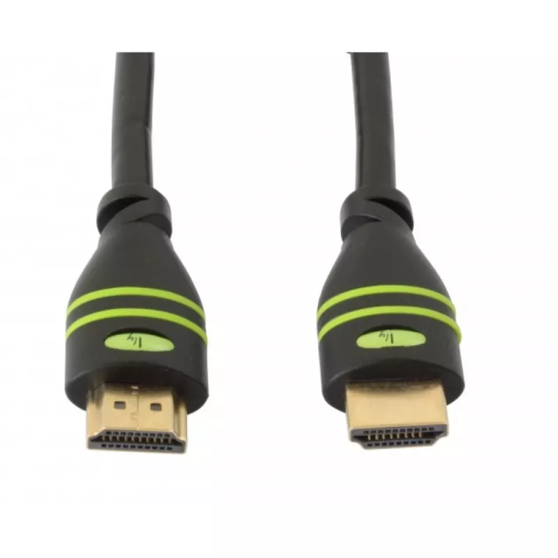 Techly HDMI-A-250 25 m aukštos spartos HDMI laidas, vyriškas/vyriškas, juodas