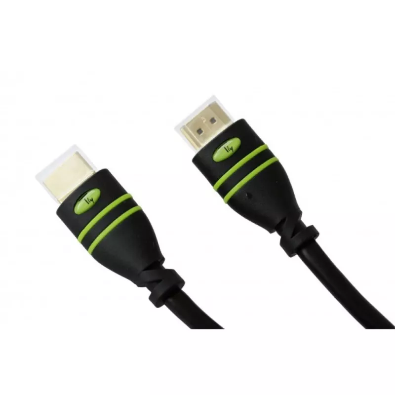 Techly HDMI-A-250 25 m aukštos spartos HDMI laidas, vyriškas/vyriškas, juodas