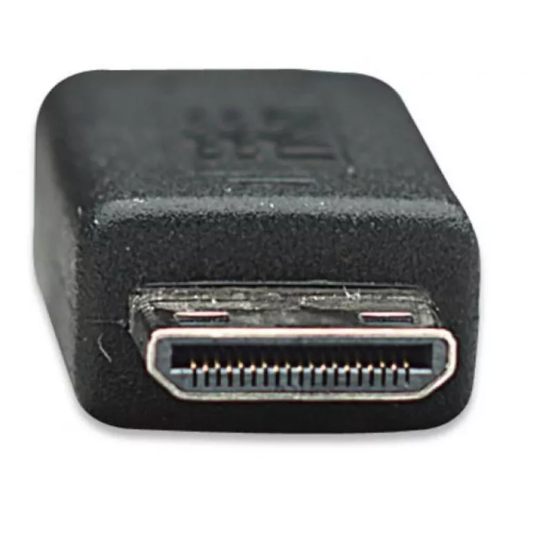 Techly 5m greitasis Mini HDMI į HDMI laidas, vyriškas/vyriškas, juodas ICOC HDMI-B-050