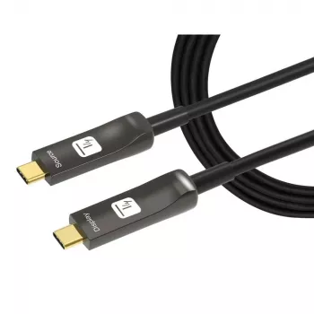 Techly ICOC-U3C-HY-010 USB-C laidas 10 m juodas