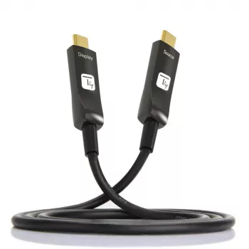 Techly ICOC-U3C-HY-010 USB-C laidas 10 m juodas