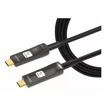 Techly ICOC-U3C-HY-020 USB-C aktyvus optimis laidas 20 m juodas