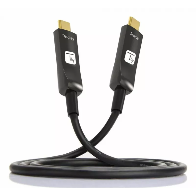 Techly ICOC-U3C-HY-020 USB-C aktyvus optimis laidas 20 m juodas