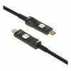 Techly ICOC-U3C-HY-020 USB-C aktyvus optimis laidas 20 m juodas